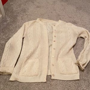 Cable Knit Cardigan with Pockets